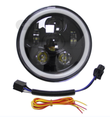 7-inch motorcycle headlights. (FOR Harley Motorcycle 1991-2013.FOR Yamaha Motorcycle 1998-2011.FOR Jeep Land Rover Hummer Lamp 1981-2017)