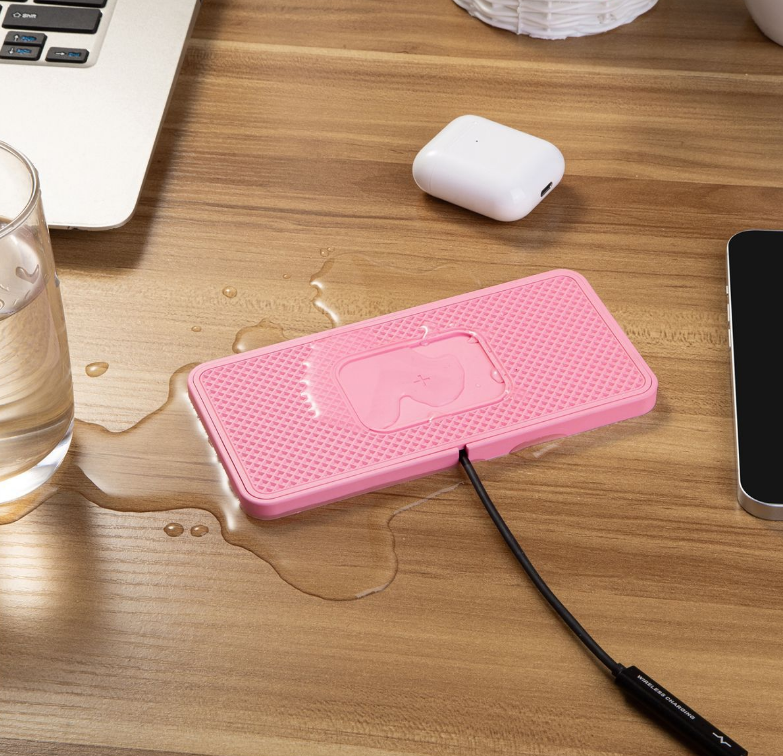 PSC1pro. Car / home / office 2 in 1 wireless 15W fast charging launch anti-skid pad.