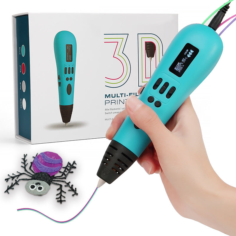 Luxury High Quality 3D Printing Pen 1.75mm Filament DIY Creative 3D Colorful Drawing Pen for Kids Best Christmas Gift