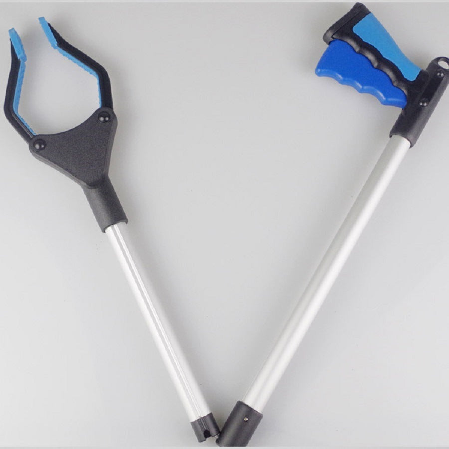 Foldable Arm Assist Tool 32inches Reacher Grabber Pickup Tool Extender Gripper Long Handy Arm Assist Flexible Lightweight Mobility Aid Trash Claw Garbage Picker