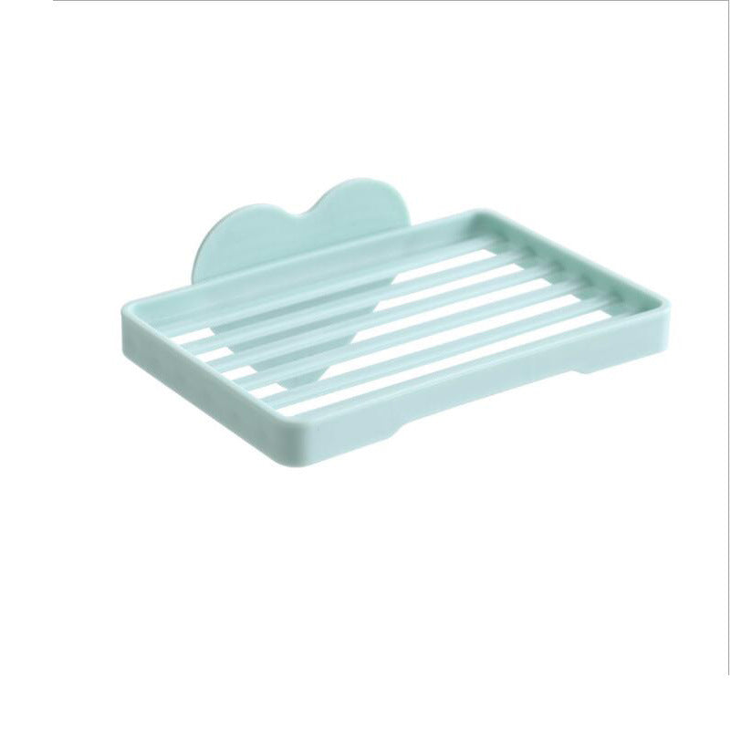 Soap Dish Holder Wall Mounted Heart Shaped Bathroom Storage Plate Tray Holder Case Soap Bathroom Shower Kitchen Washroom Shelf Storage Organizer