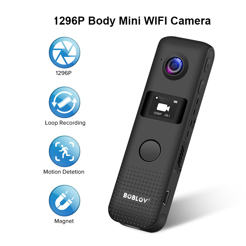 C18B MiNi WIFI Camera Pen Meeting Recorder Gadgets Portable Night Vision Body Worn Camera Audio Recorder DVR HD 1296P Nanny Cam built in 32GB