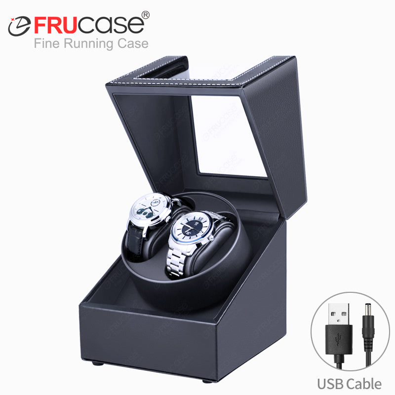 PU Watch Winder for Automatic Watches Watch Box 1-0 / 2-0