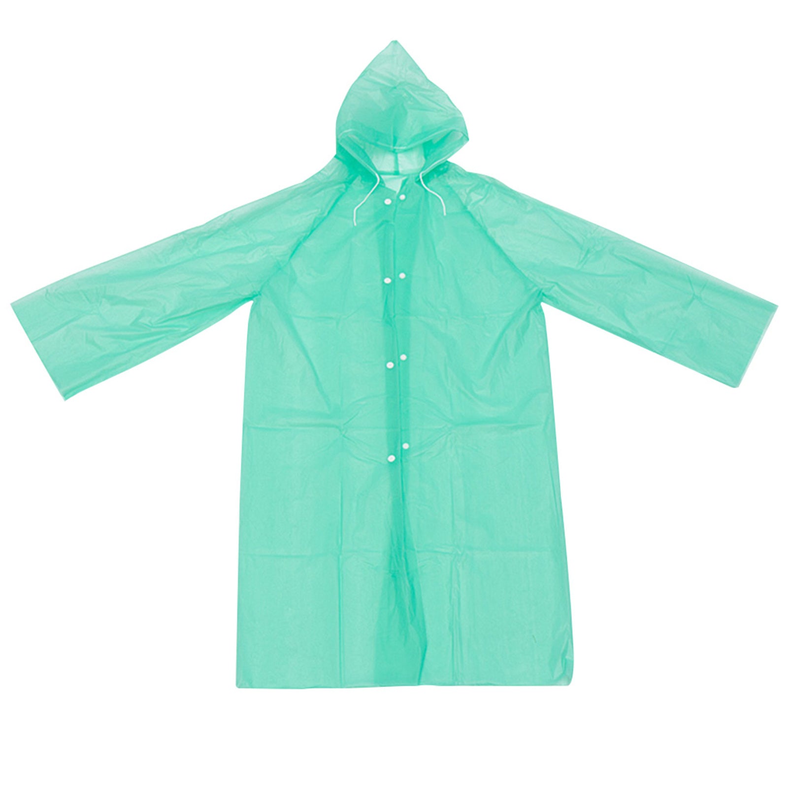 Reusable Rain Poncho; EVA Conjoined Fashionable Transparent Raincoat For Students; Children