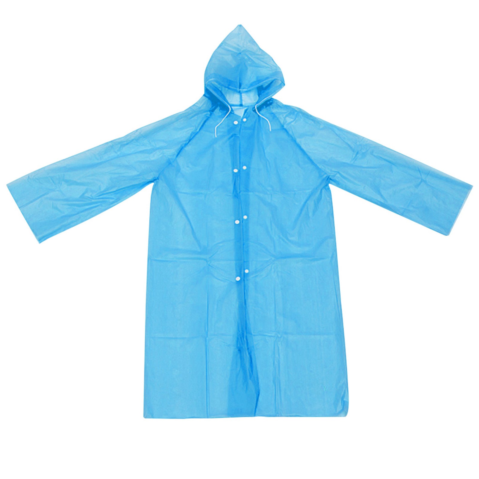 Reusable Rain Poncho; EVA Conjoined Fashionable Transparent Raincoat For Students; Children