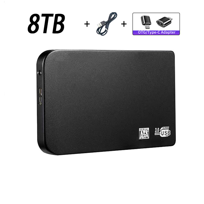 Original High-speed 16TB Portable External Solid State Hard Drive USB3.0 Interface HDD Mobile Hard Drive For Laptop/mac