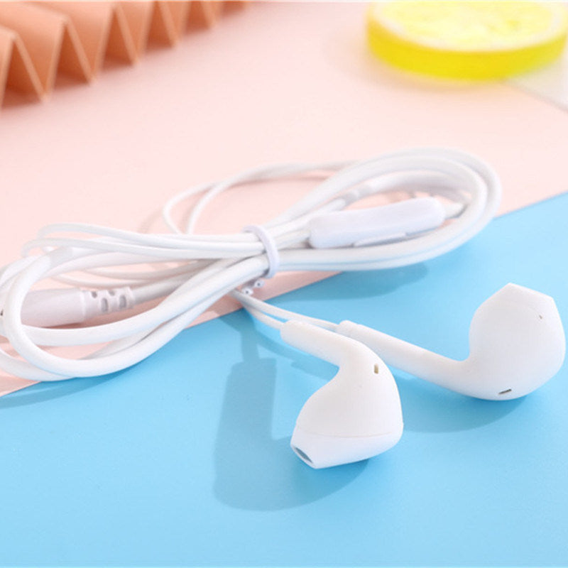 Portable Sport 8 Colors Earphone Wired Super Bass With Built-in Microphone 3.5mm In-Ear Wired Hands Free For Smartphones