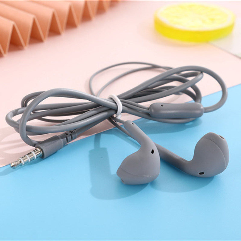 Portable Sport 8 Colors Earphone Wired Super Bass With Built-in Microphone 3.5mm In-Ear Wired Hands Free For Smartphones