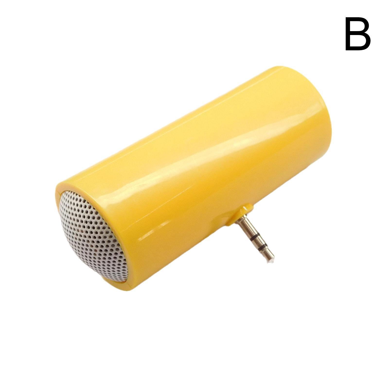 3.5mm Portable Mini Cylindrical Small Speaker Colorful Jack Mobile Phone Speaker for Iphone Samsung Huawei Phones Ipad Tablet