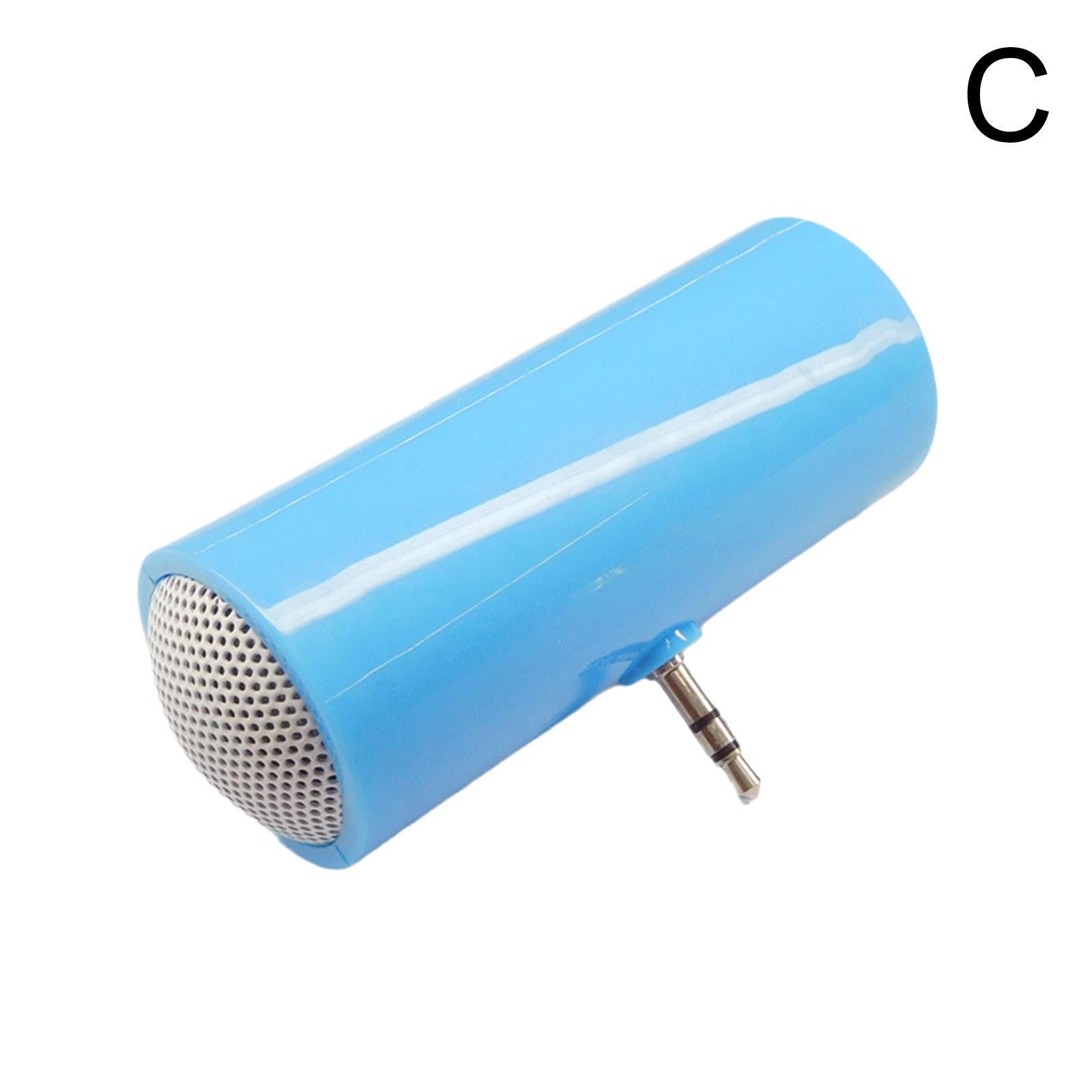 3.5mm Portable Mini Cylindrical Small Speaker Colorful Jack Mobile Phone Speaker for Iphone Samsung Huawei Phones Ipad Tablet