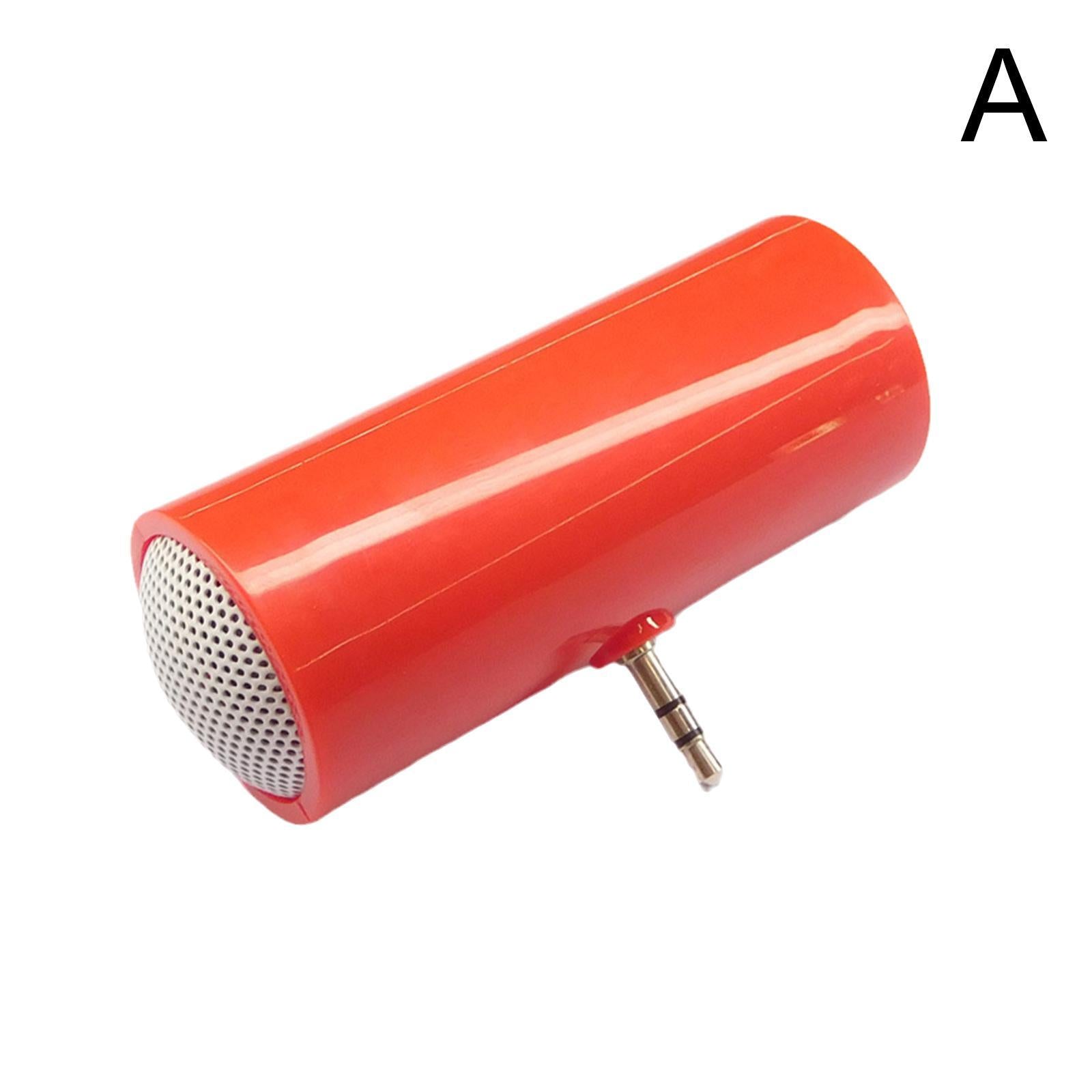 3.5mm Portable Mini Cylindrical Small Speaker Colorful Jack Mobile Phone Speaker for Iphone Samsung Huawei Phones Ipad Tablet