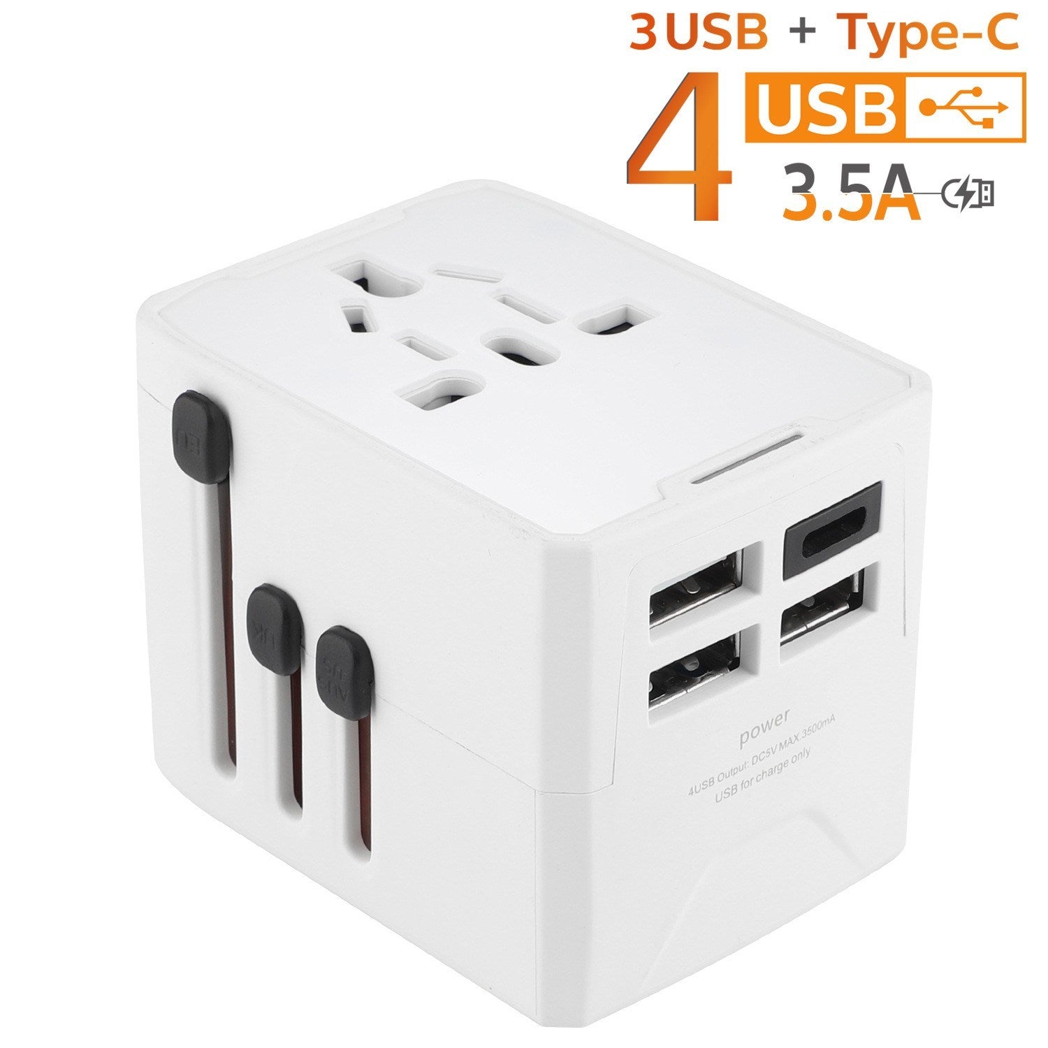 Multi-Functional Travel Converter Plug; Universal Plug Converter; Eur-US Standard Socket