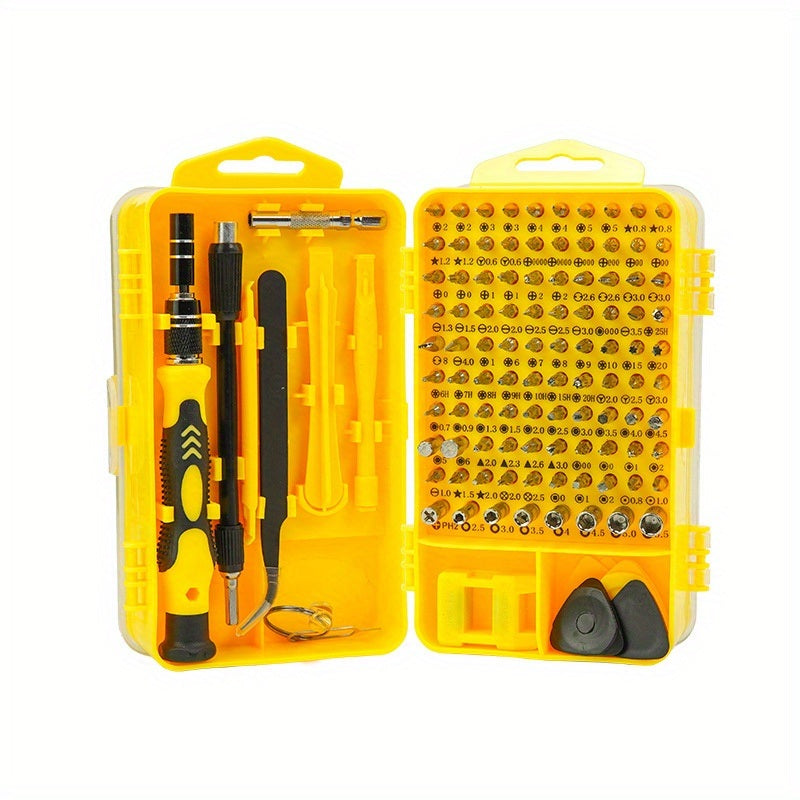 115 In 1 Computer Repair Kit Magnetic Precision Screwdriver Set Small Impact Screw Driver Set With Case For Smartphone; IPad; PC; Camera; Laptop; Glasses; Watch; Mini Pocket Tool Set