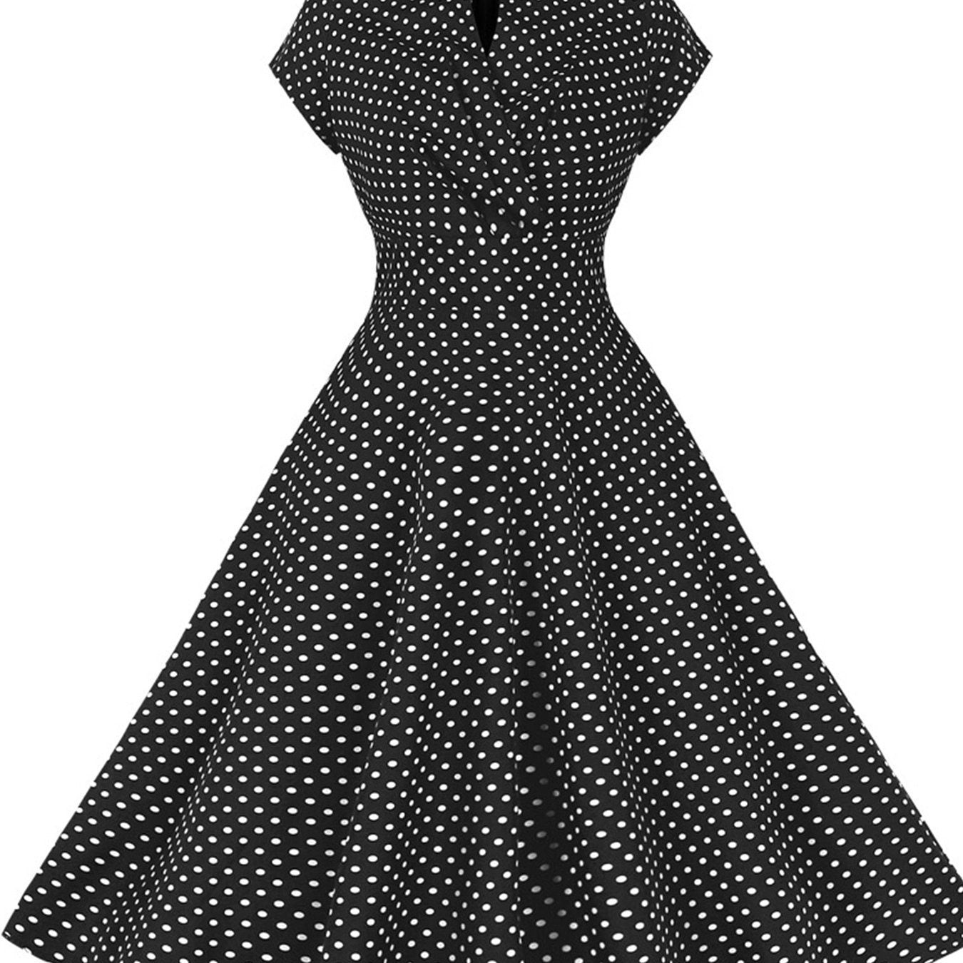 Women's Dresses Casual Summer Fashion Polka Dot Retro Loose Swing Dresses