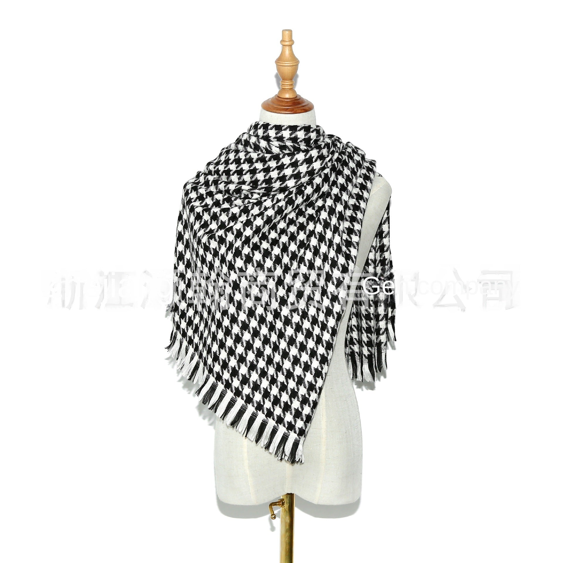 2021 Korean version of new Qianniao lattice women's plaid cashmere scarves