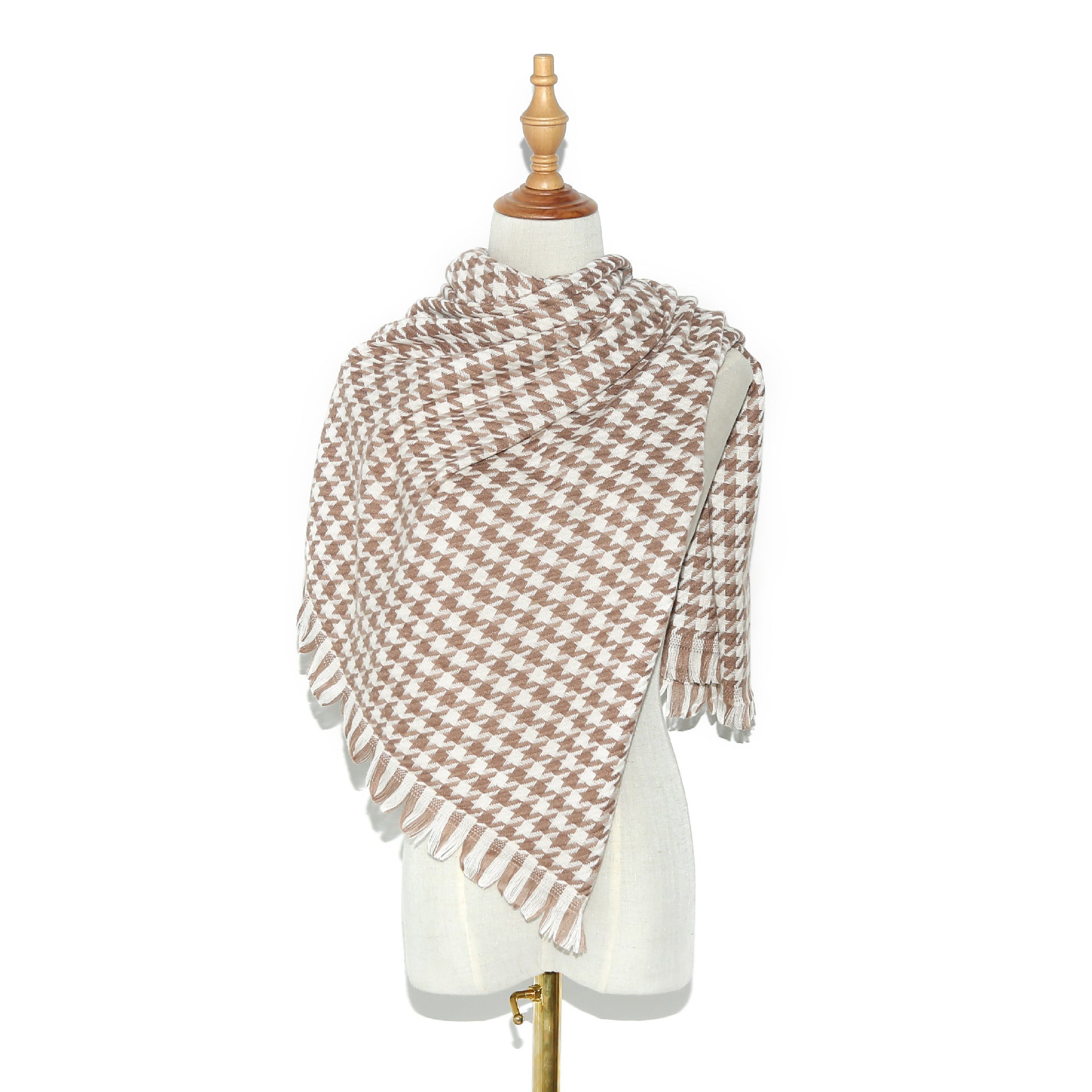 2021 Korean version of new Qianniao lattice women's plaid cashmere scarves