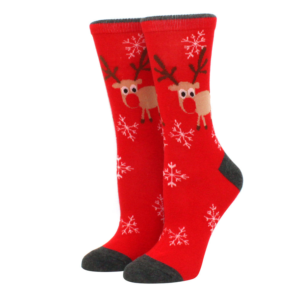 Woman Christmas Socks Funny Xmas Santa Claus Tree Snowflake Elk Snow Cotton Tube Crew Happy Sock Men New Year Funny Sokken