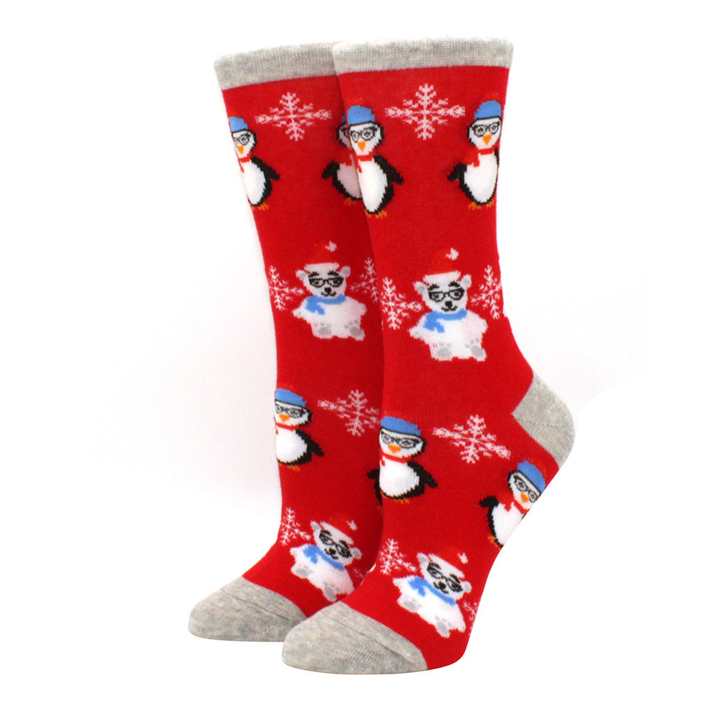 Woman Christmas Socks Funny Xmas Santa Claus Tree Snowflake Elk Snow Cotton Tube Crew Happy Sock Men New Year Funny Sokken