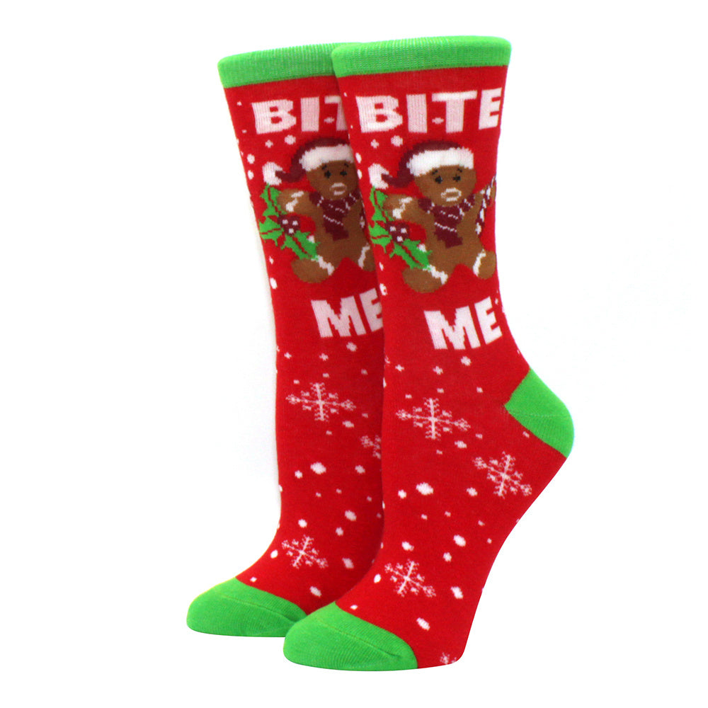 Woman Christmas Socks Funny Xmas Santa Claus Tree Snowflake Elk Snow Cotton Tube Crew Happy Sock Men New Year Funny Sokken