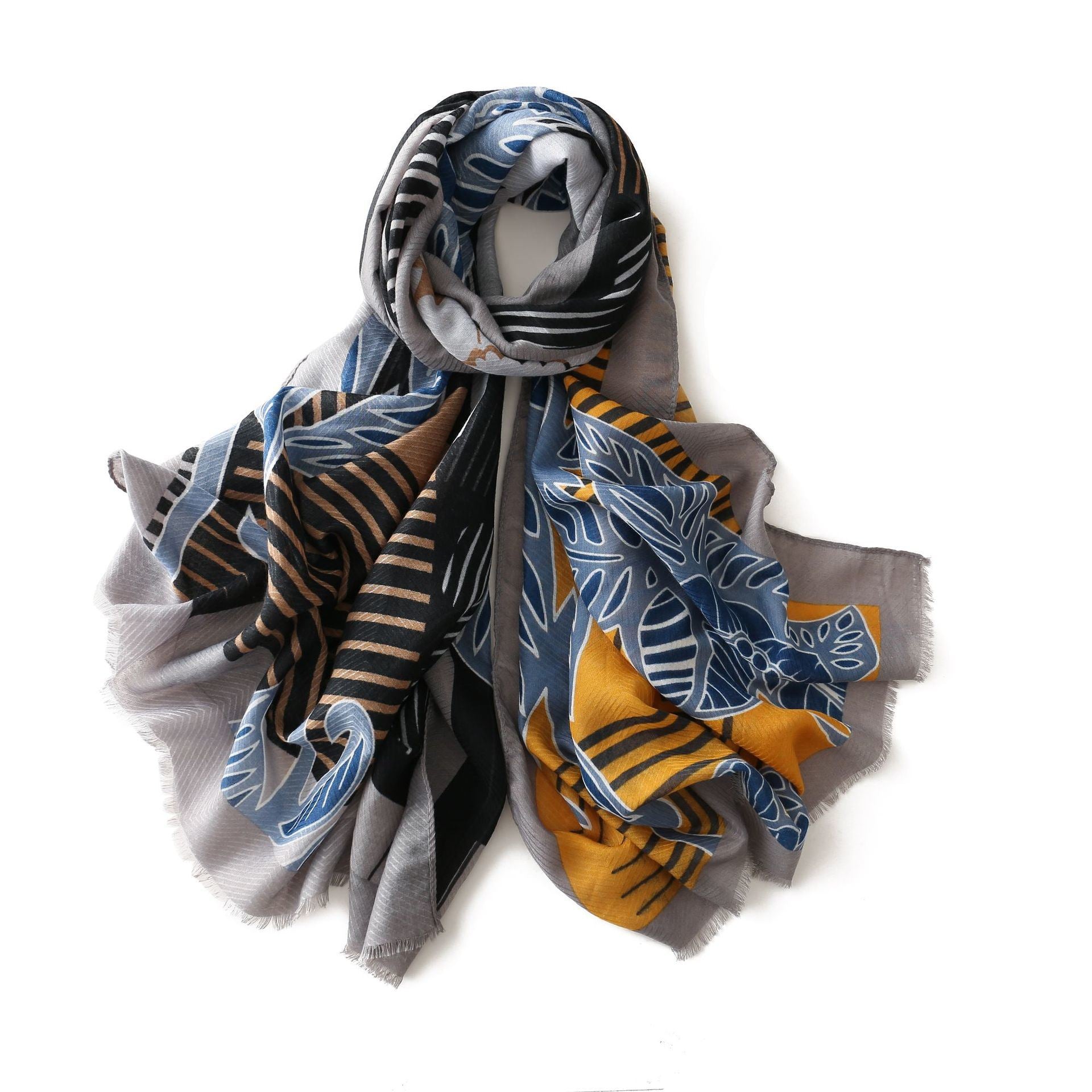 Autumn and winter 2022 new scarves cotton and linen scarves versatile women's scarves soft waxy thickened warm shawl scarves