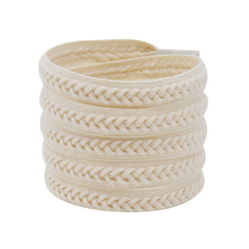 Weiou Hot Sale eBay ; Amazon Top10 Solid Color Wheat Ear Shoelaces With Drop-Shipping