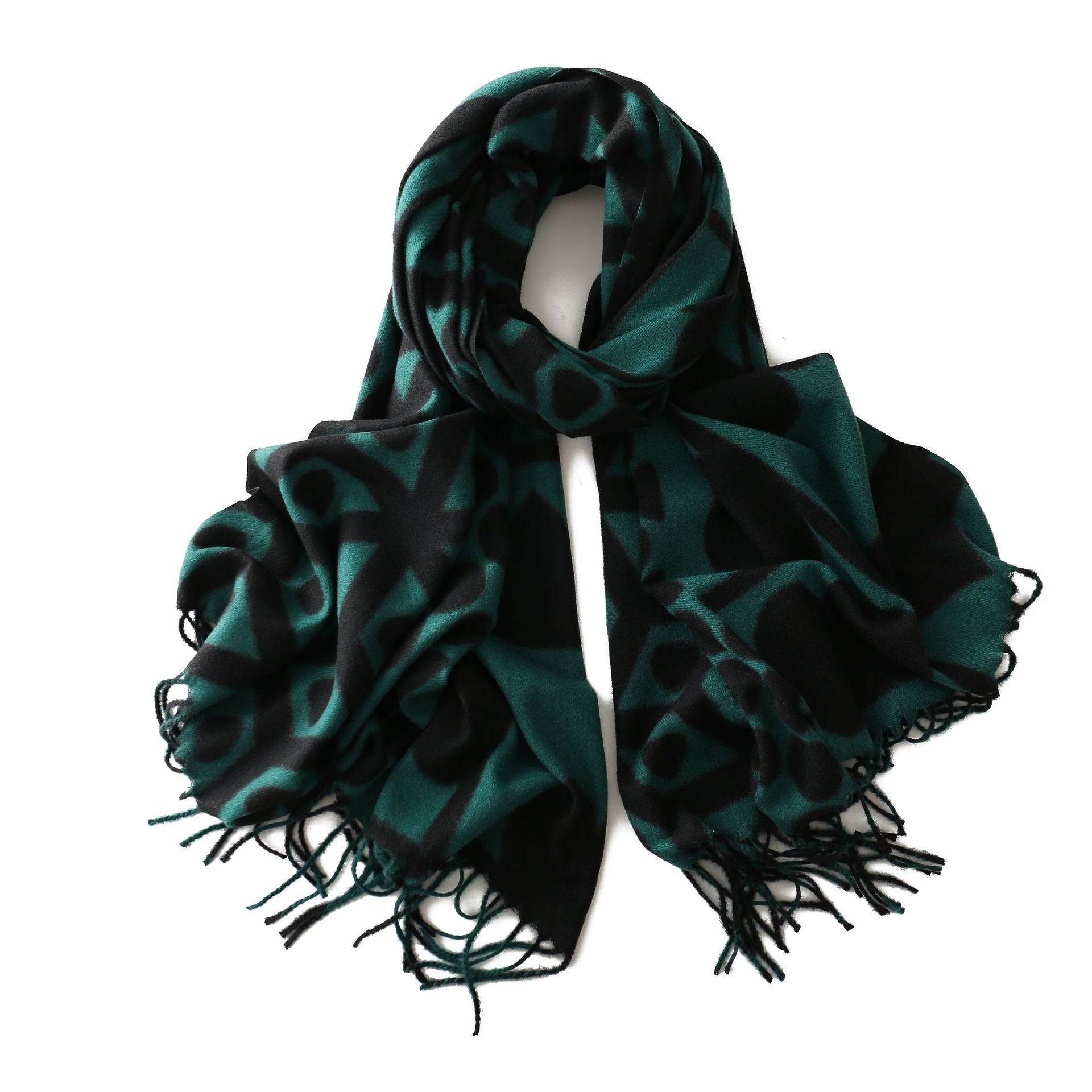 Autumn and winter scarves; love stripes; fashion; simple; cashmere like shawls; necklaces; 2022 new models; factory direct sales; wholesale