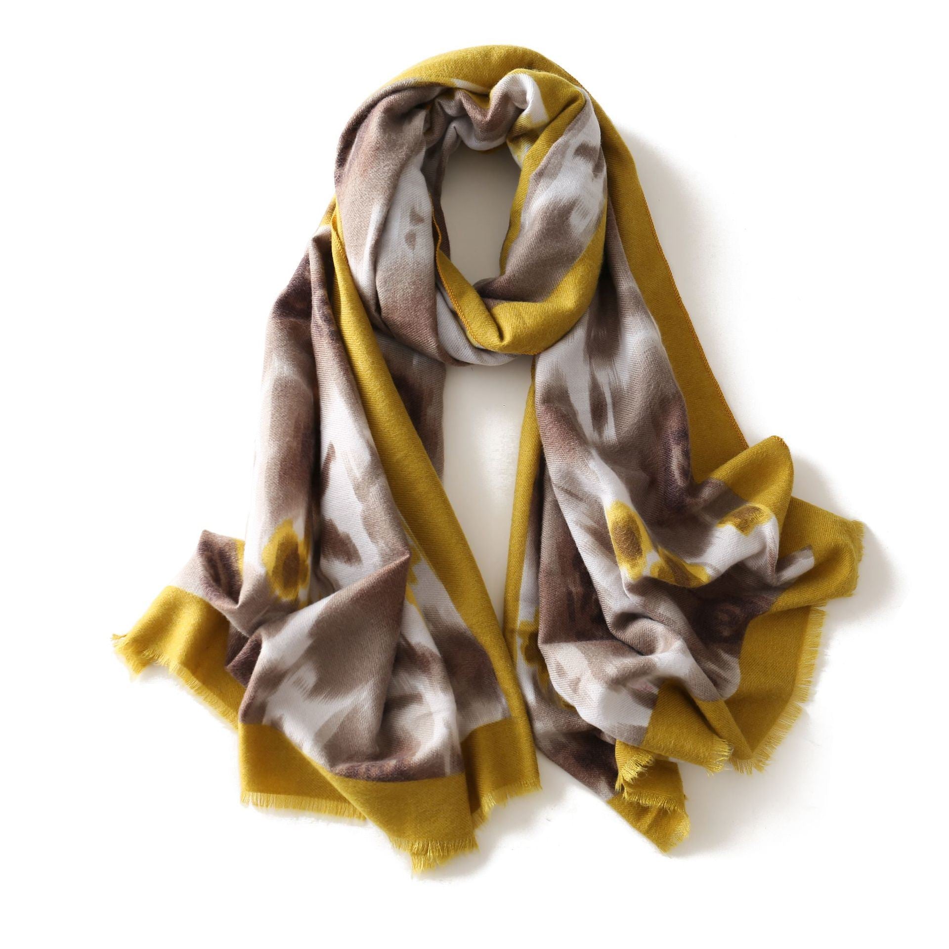 2022 New style scarves; light tie dyed flowers; sunshade; cashmere like shawls; no need to lengthen scarves; wholesale