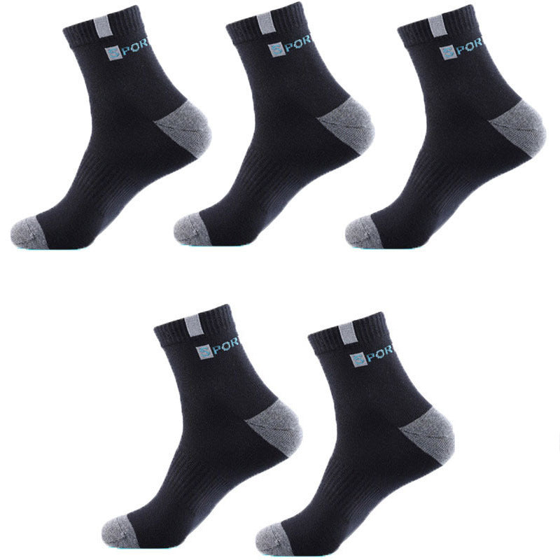 6 Pairs High-quality Bamboo Fiber Breathable Deodorant Business Men Tube Socks For Autumn And Spring Summer Plus Size EUR 38-47