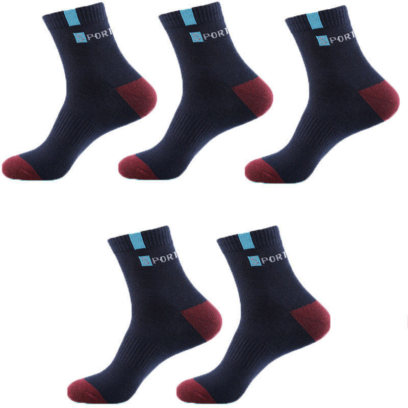 6 Pairs High-quality Bamboo Fiber Breathable Deodorant Business Men Tube Socks For Autumn And Spring Summer Plus Size EUR 38-47