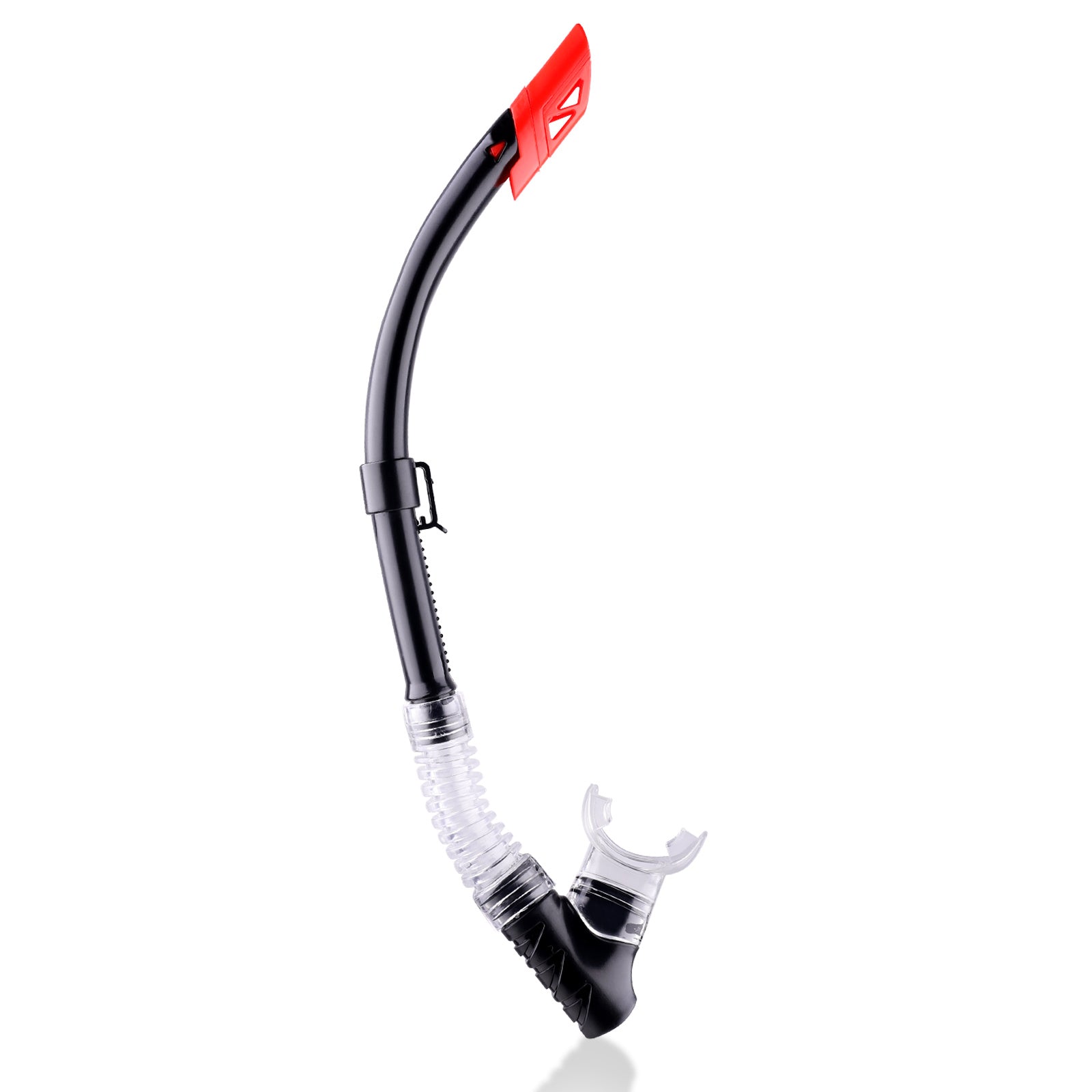 Training Headstrap; Adjustable Snorkel; One-Way Purge Valve For Pool; Open Water; Scuba; LSwimmer Diving Snorkeling