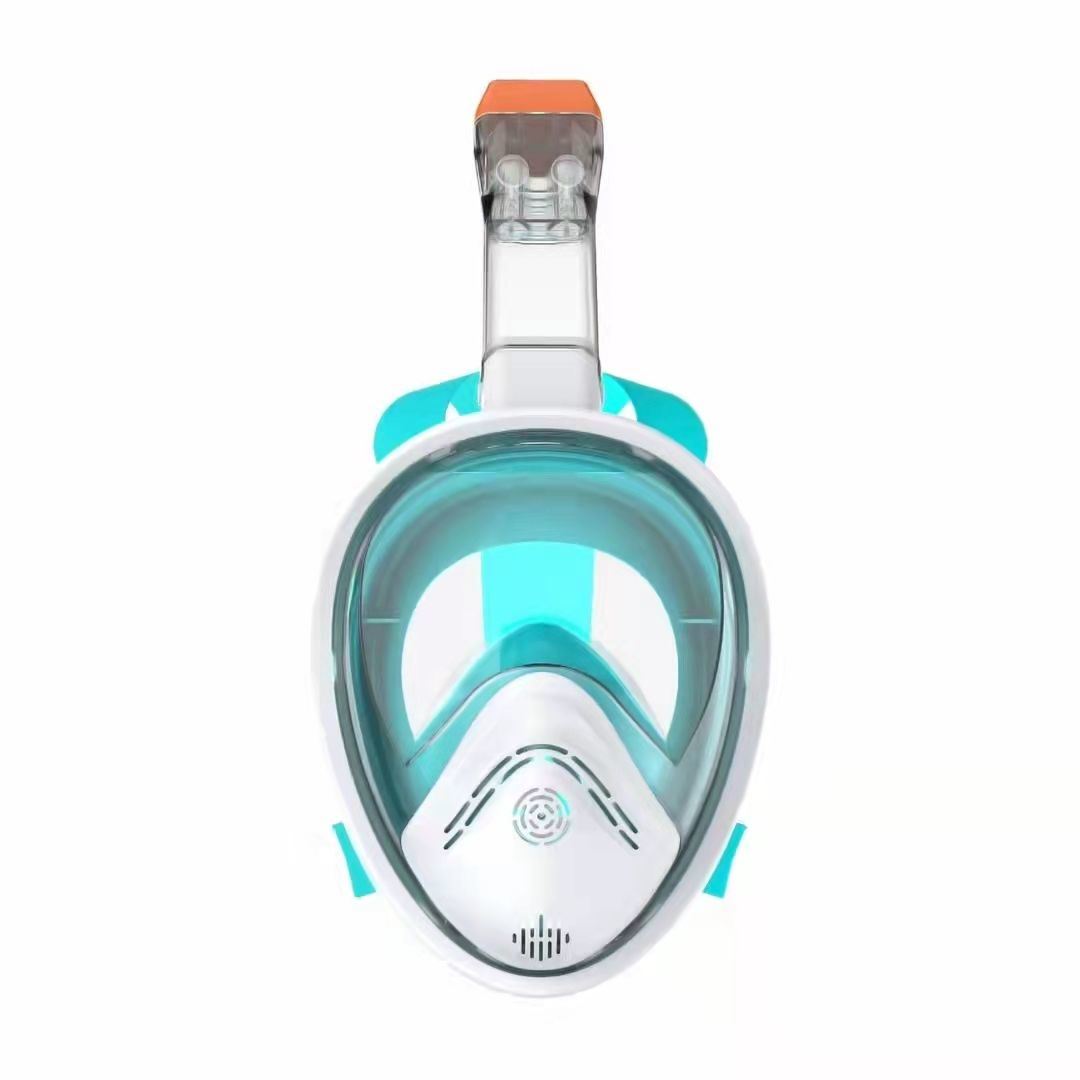 Snorkeling Mask; Full Face Snorkeling & Diving Mask With 180° Panoramic View With Longer Vent Tube; Waterproof; Anti-Fog & Anti-Leak Technology Mask; 