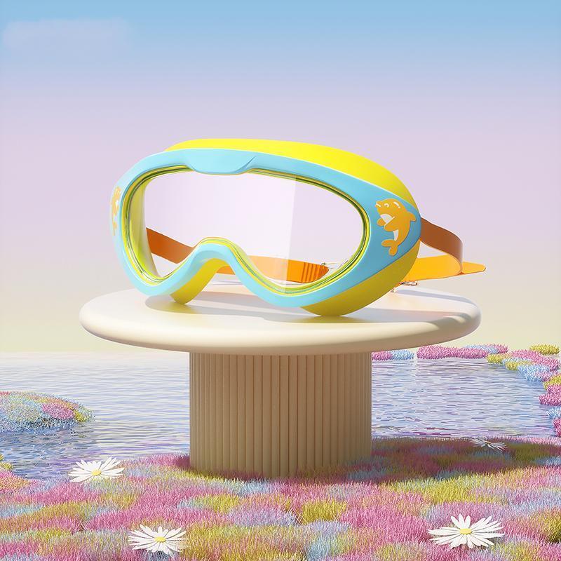 Kids Swim Goggles; Anti-Fog Swimming Goggles Swim Glasses Leak Proof For Age4-16