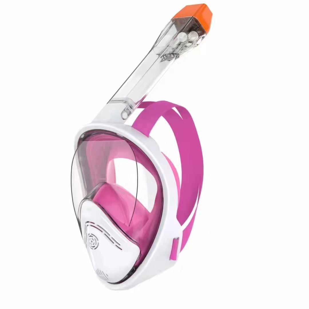 Snorkeling Mask; Full Face Snorkeling & Diving Mask With 180° Panoramic View With Longer Vent Tube; Waterproof; Anti-Fog & Anti-Leak Technology Mask; 