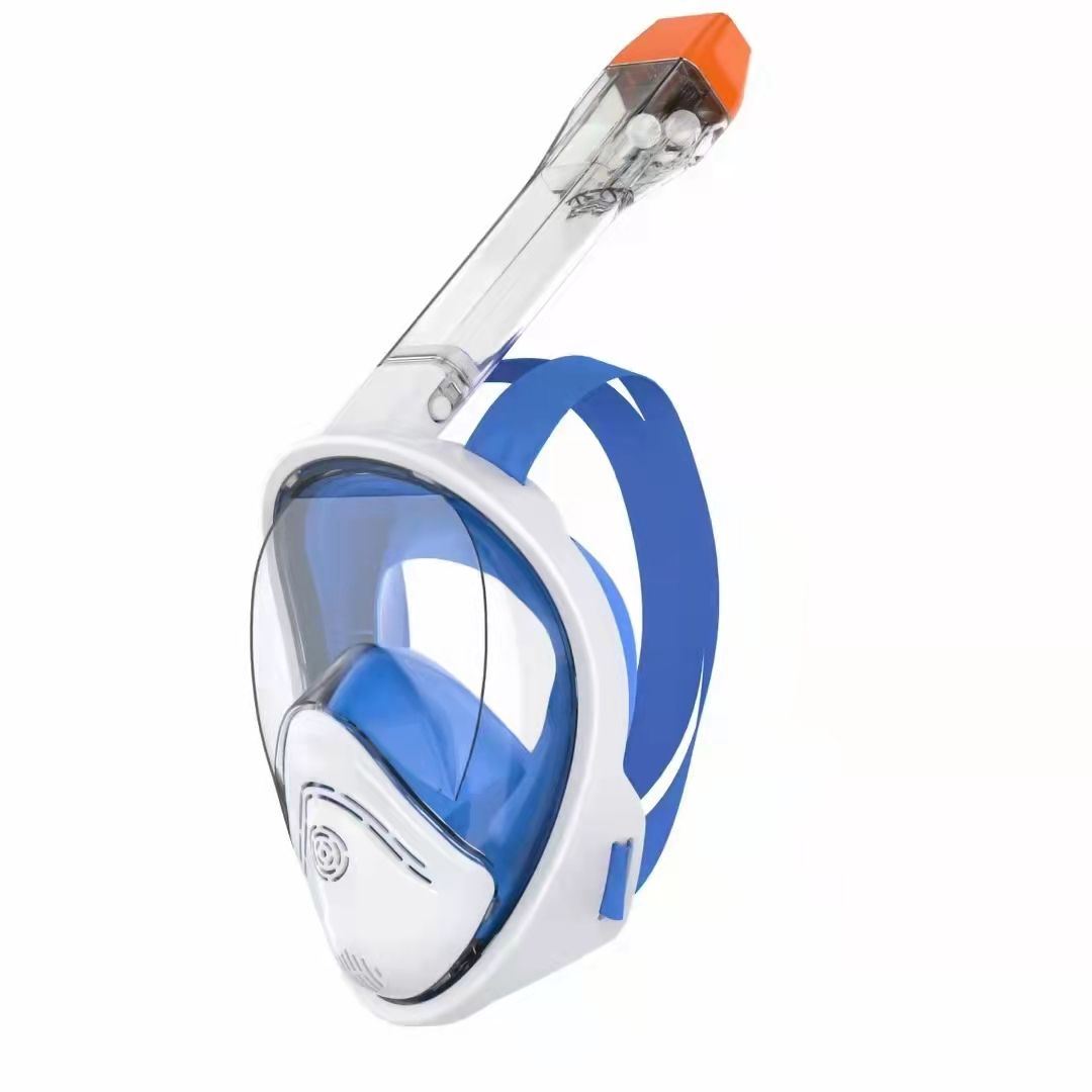 Snorkeling Mask; Full Face Snorkeling & Diving Mask With 180° Panoramic View With Longer Vent Tube; Waterproof; Anti-Fog & Anti-Leak Technology Mask; 