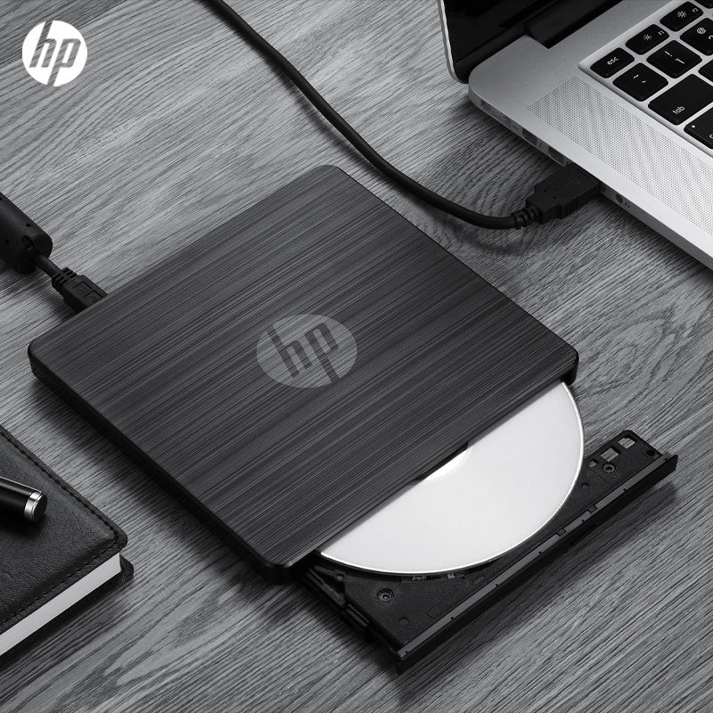HP External Portable Slim Design CD/DVD RW Write/Read Drive; USB; Black