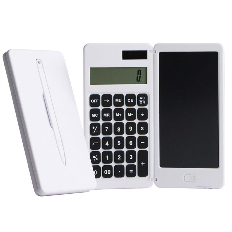 Creative Calculator Solar Calculator Handwriting Board Folding Portable Student Electronic Calculator