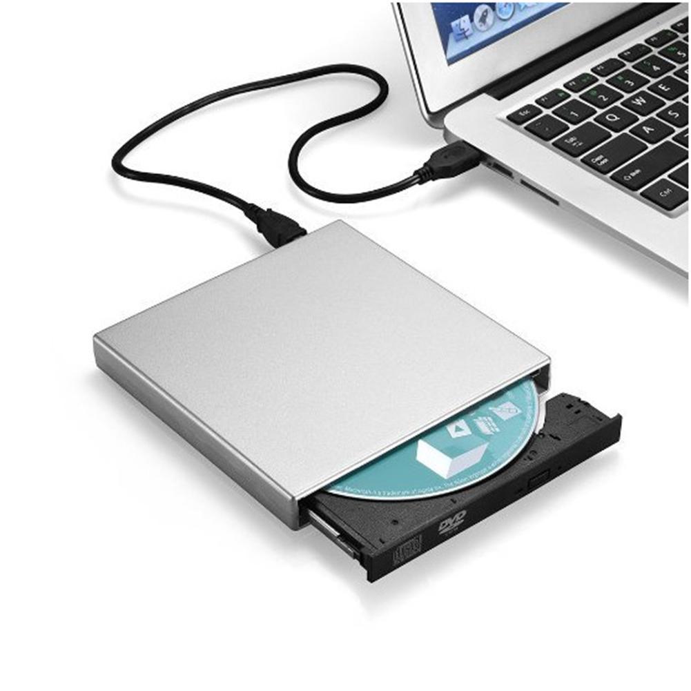 Portable USB 3.0 Slim External Optical DVD RW CD Writer Drive Burner Card Reader Player Optical Drives For Laptop PC Windows