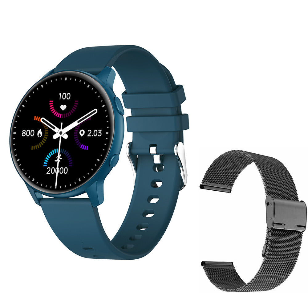 MX1 smart watch custom dial heart rate blood oxygen detection multi sport mode ring ZL02Dplus