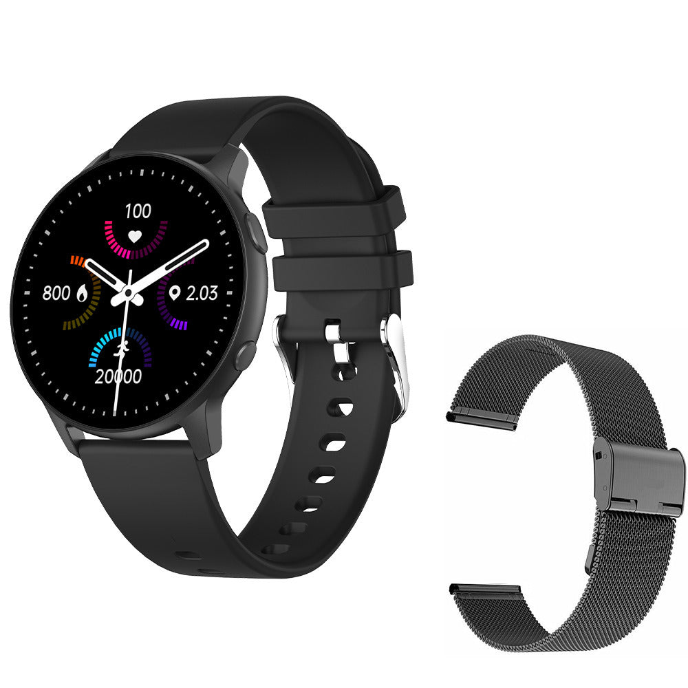 MX1 smart watch custom dial heart rate blood oxygen detection multi sport mode ring ZL02Dplus