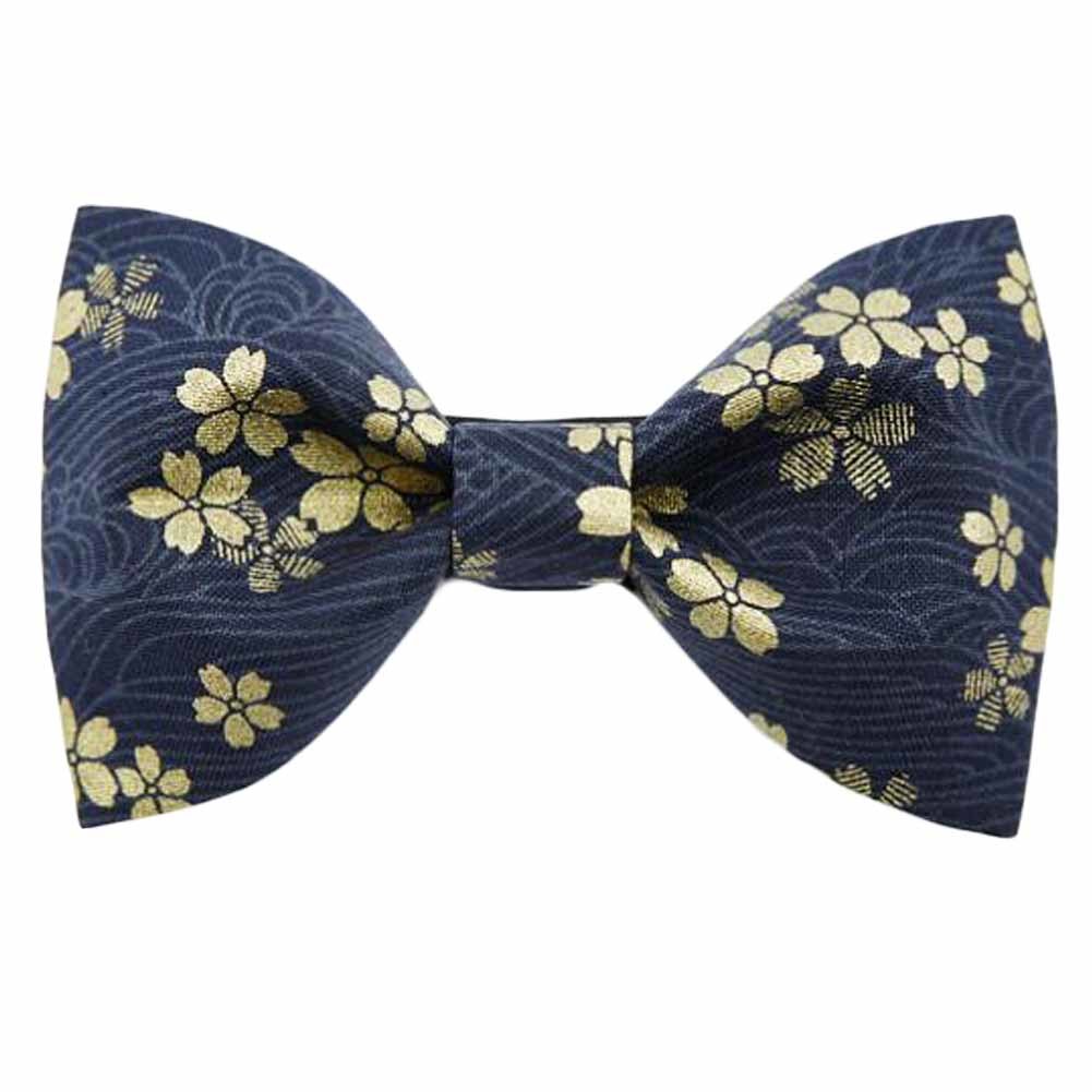 Creative Men Bow Tie Polyester Floral Necktie Pre-tied Bow Tie Formal/Casual Tie