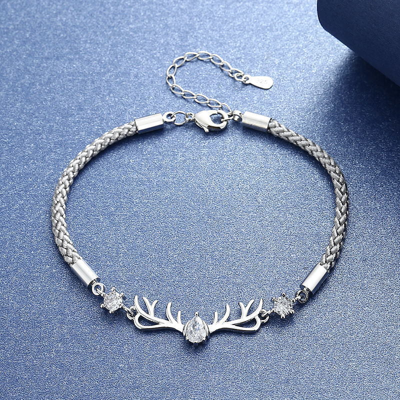 Bijin Jianyi Deer Has Your Lover Bracelet Girl Simple Sen's Deer Horn Bracelet Korean version of ins Christmas Gift