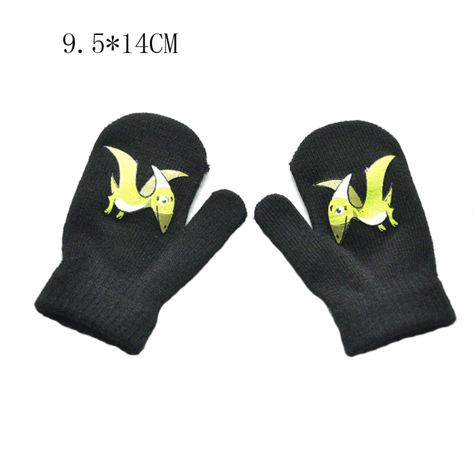 Warmom Children Gloves Winter Baby Boys Girls Warm Gloves Infant Baby Mittens Children Toddler Kids Full Finger Mittens