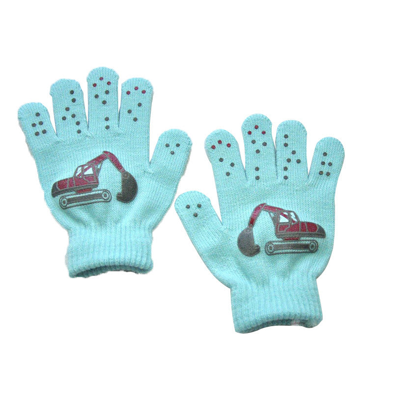 Warmom Children Gloves Winter Baby Boys Girls Warm Gloves Infant Baby Mittens Children Toddler Kids Full Finger Mittens