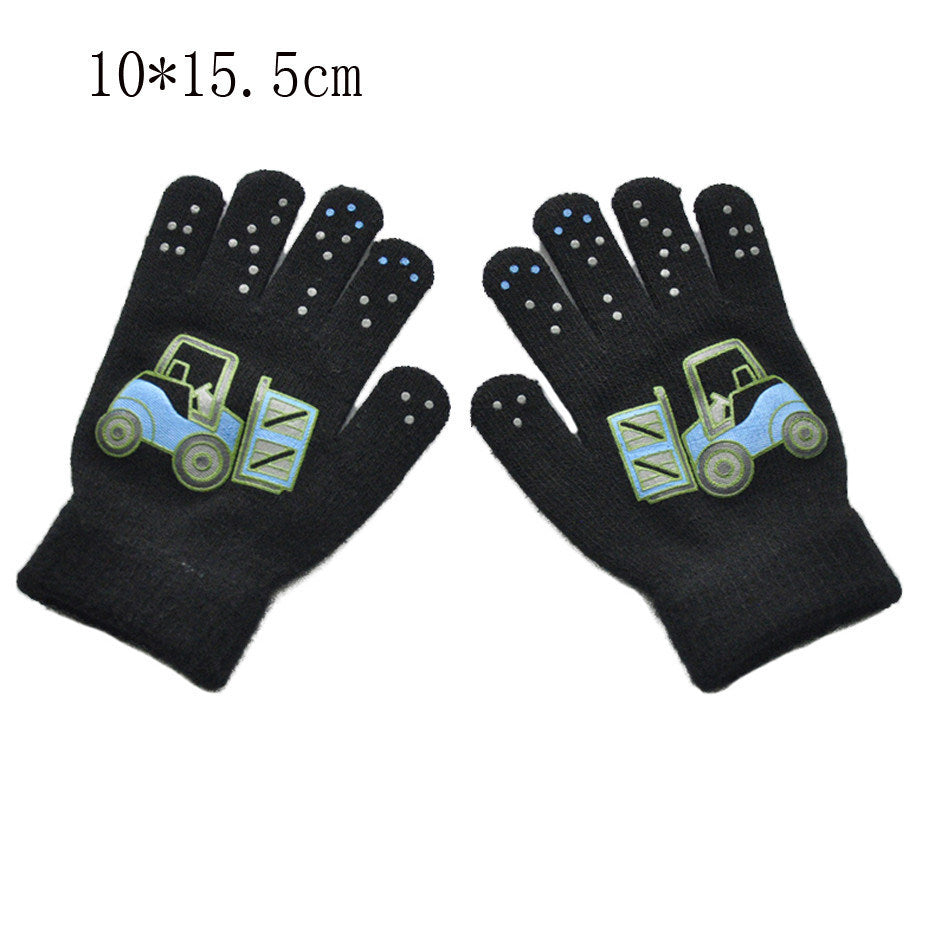 Warmom Children Gloves Winter Baby Boys Girls Warm Gloves Infant Baby Mittens Children Toddler Kids Full Finger Mittens