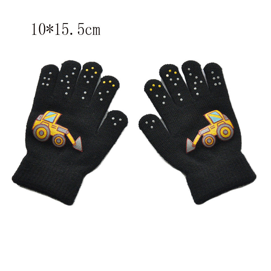 Warmom Children Gloves Winter Baby Boys Girls Warm Gloves Infant Baby Mittens Children Toddler Kids Full Finger Mittens