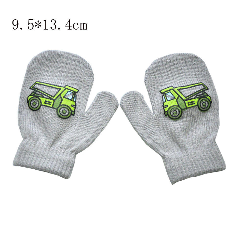 Warmom Children Gloves Winter Baby Boys Girls Warm Gloves Infant Baby Mittens Children Toddler Kids Full Finger Mittens