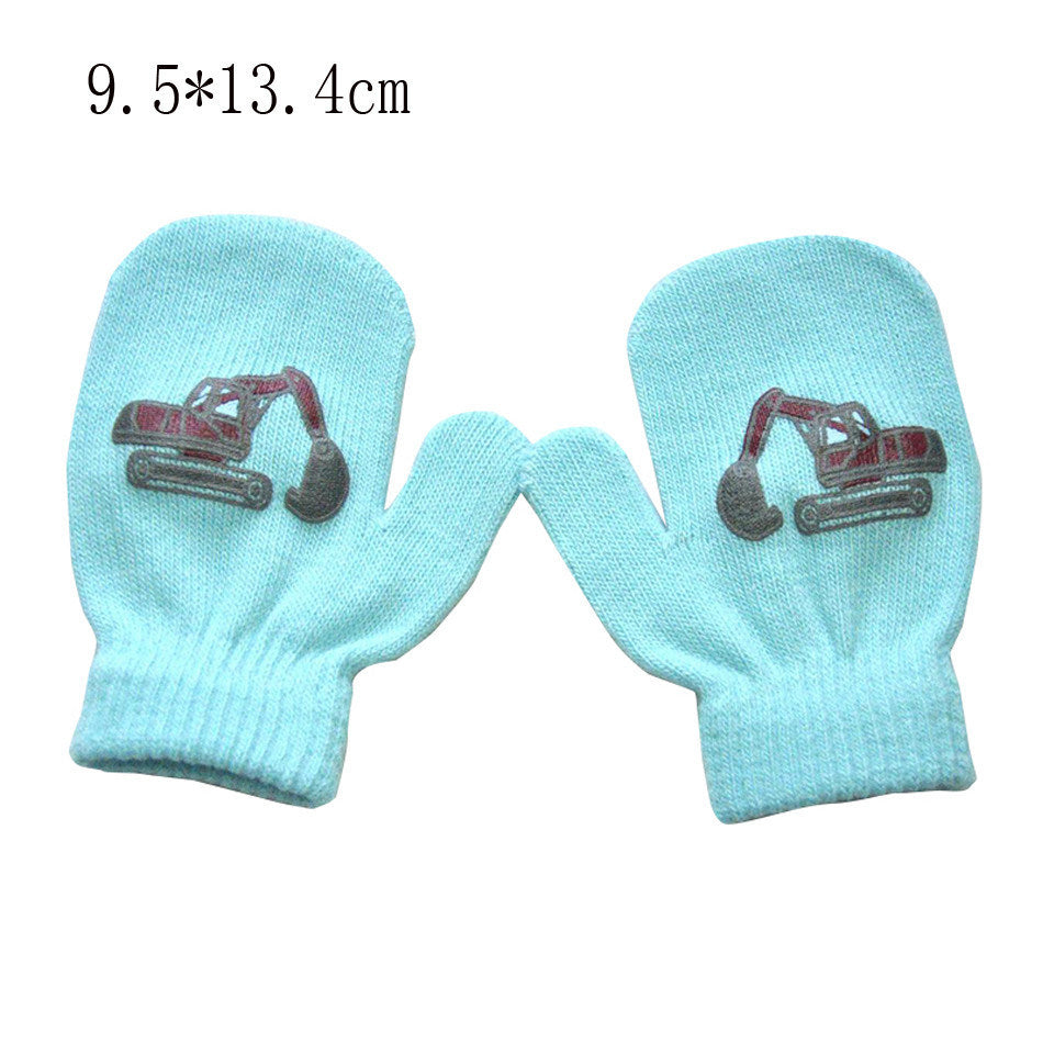 Warmom Children Gloves Winter Baby Boys Girls Warm Gloves Infant Baby Mittens Children Toddler Kids Full Finger Mittens