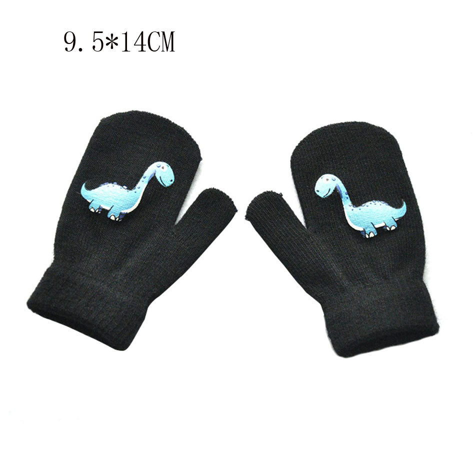 Warmom Children Gloves Winter Baby Boys Girls Warm Gloves Infant Baby Mittens Children Toddler Kids Full Finger Mittens