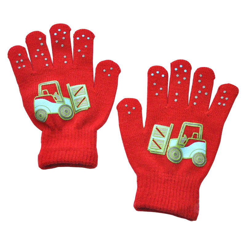 Warmom Children Gloves Winter Baby Boys Girls Warm Gloves Infant Baby Mittens Children Toddler Kids Full Finger Mittens