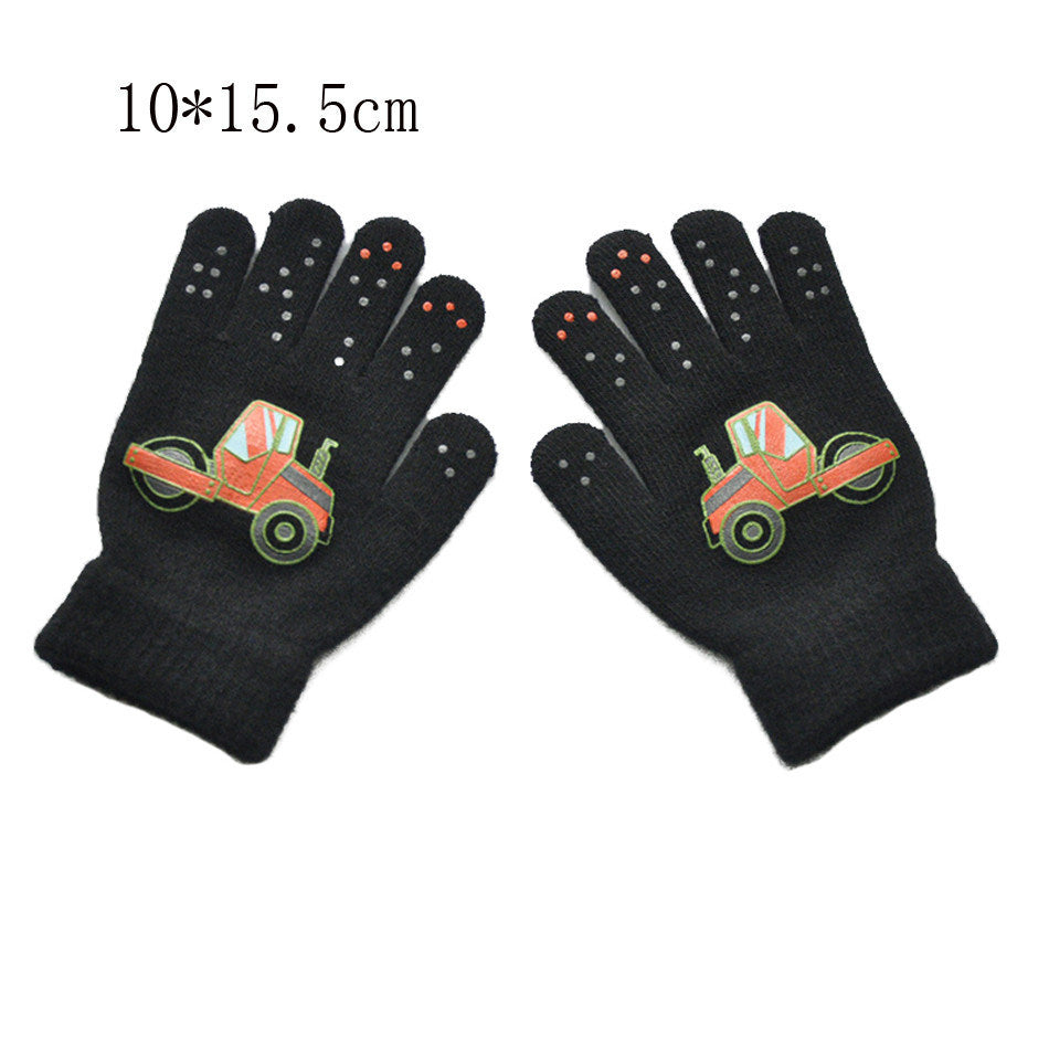 Warmom Children Gloves Winter Baby Boys Girls Warm Gloves Infant Baby Mittens Children Toddler Kids Full Finger Mittens